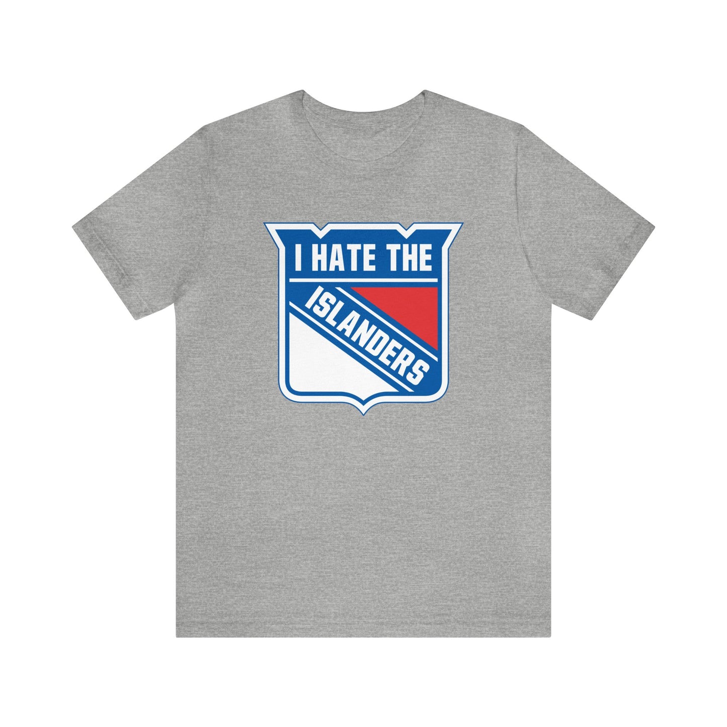 I Hate That Isles Team (for Rangers fans) - Unisex Jersey Short Sleeve Tee