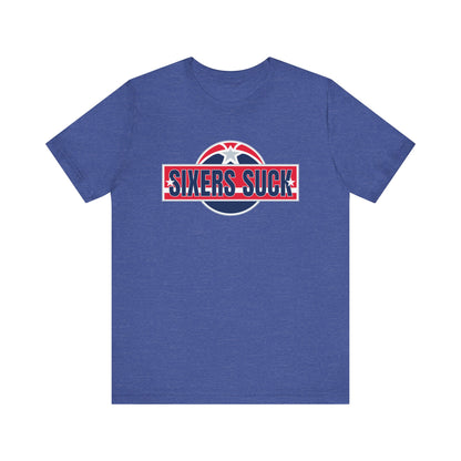 6ers Suck (for DC fans) - Unisex Jersey Short Sleeve Tee
