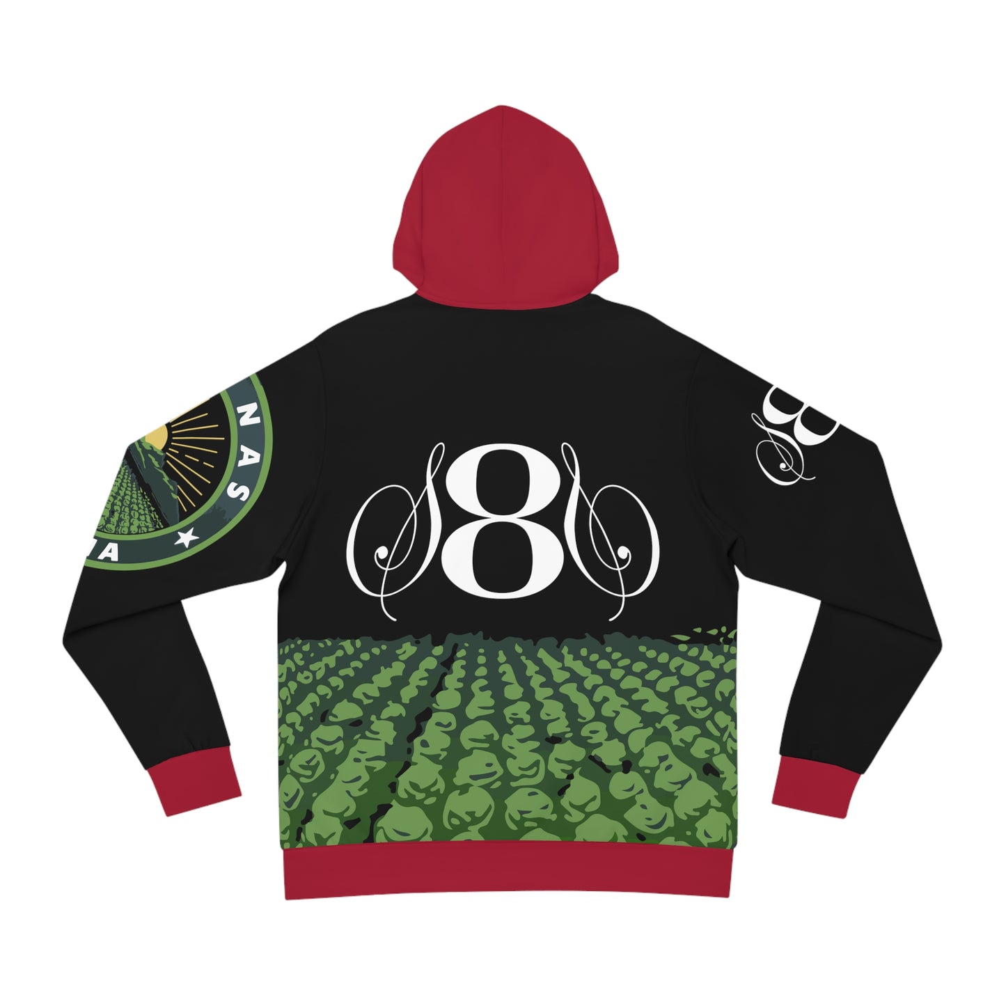 California, Salinas (in black) - AOP Hoodie