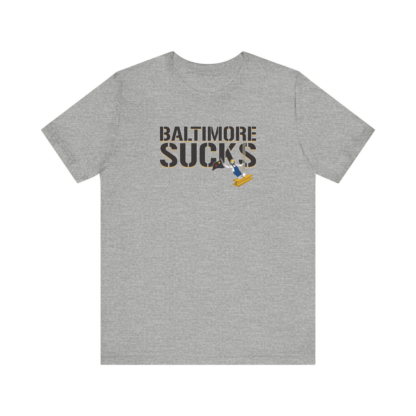 Blackbirds of Maryland (for Pittsburgh fans) - Unisex Jersey Short Sleeve Tee