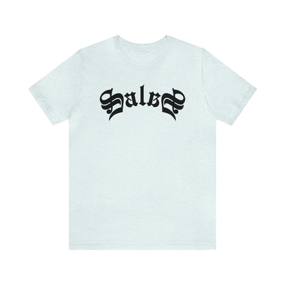 Salas (831) in Black Ink - Salinas, California - Unisex Jersey Short Sleeve Tee