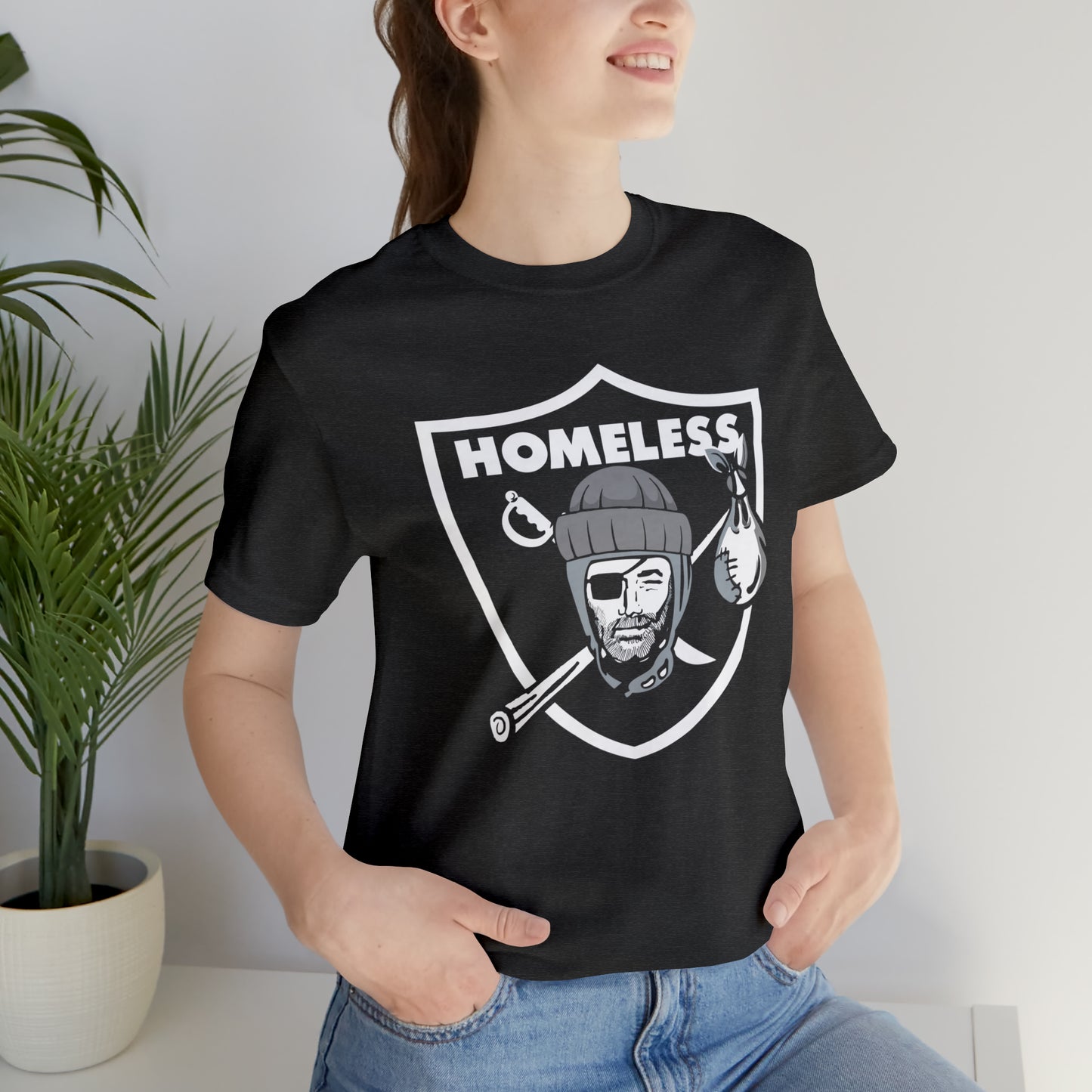 Homeless Raider - Unisex Jersey Short Sleeve Tee
