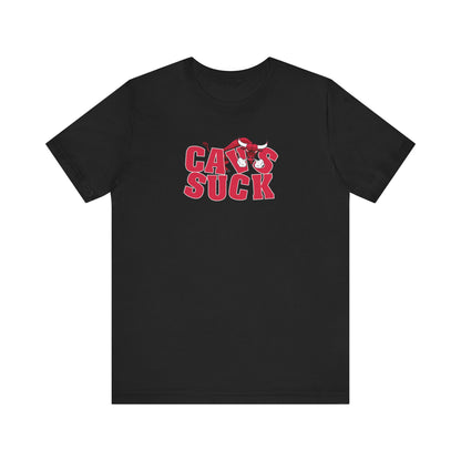 Calves Suck (for Bulls fans) - Unisex Jersey Short Sleeve Tee
