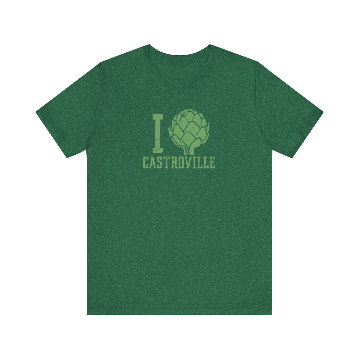 I Heartichoke Castroville (front & back version) - Unisex Jersey Short Sleeve Tee