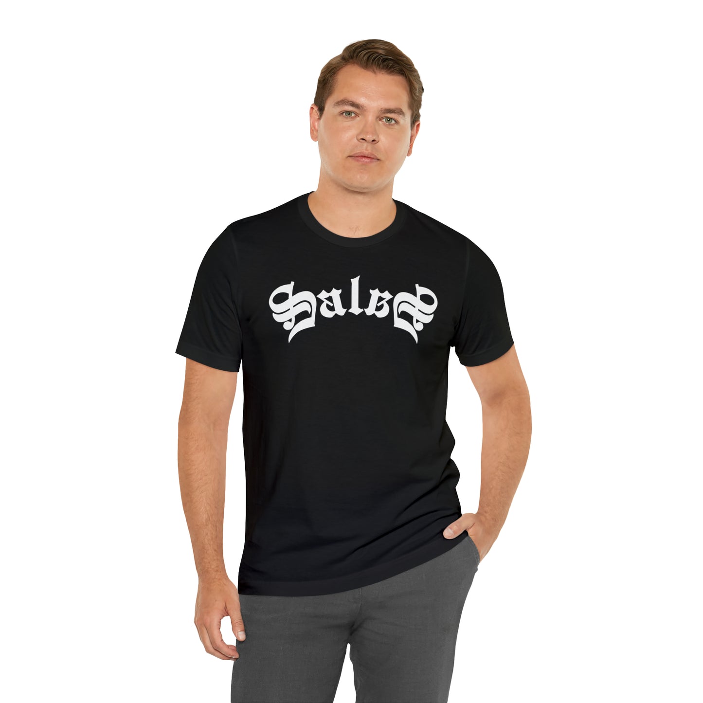 Salas (831) in White Ink - Salinas, California - Unisex Jersey Short Sleeve Tee