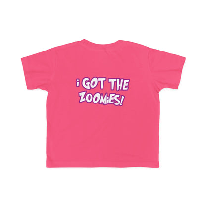 'I Got The Zoomies' Basset Hound In A Racecar - Toddler Tee