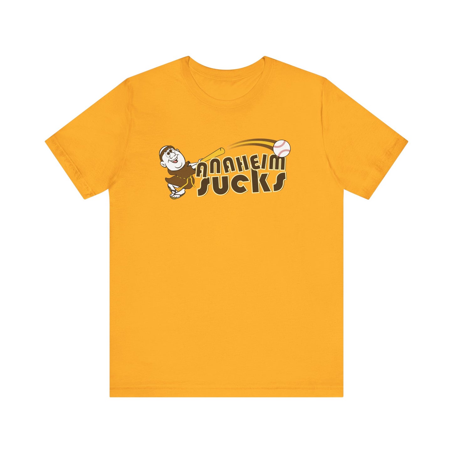 Anaheim Sucks! (Padres fan art) - Unisex Jersey Short Sleeve Tee