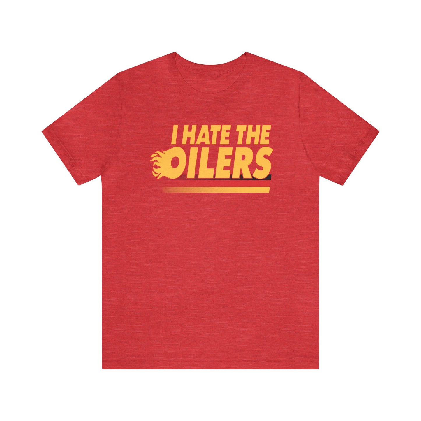 The OylErs Suck (for Calgary fans) - Unisex Jersey Short Sleeve Tee