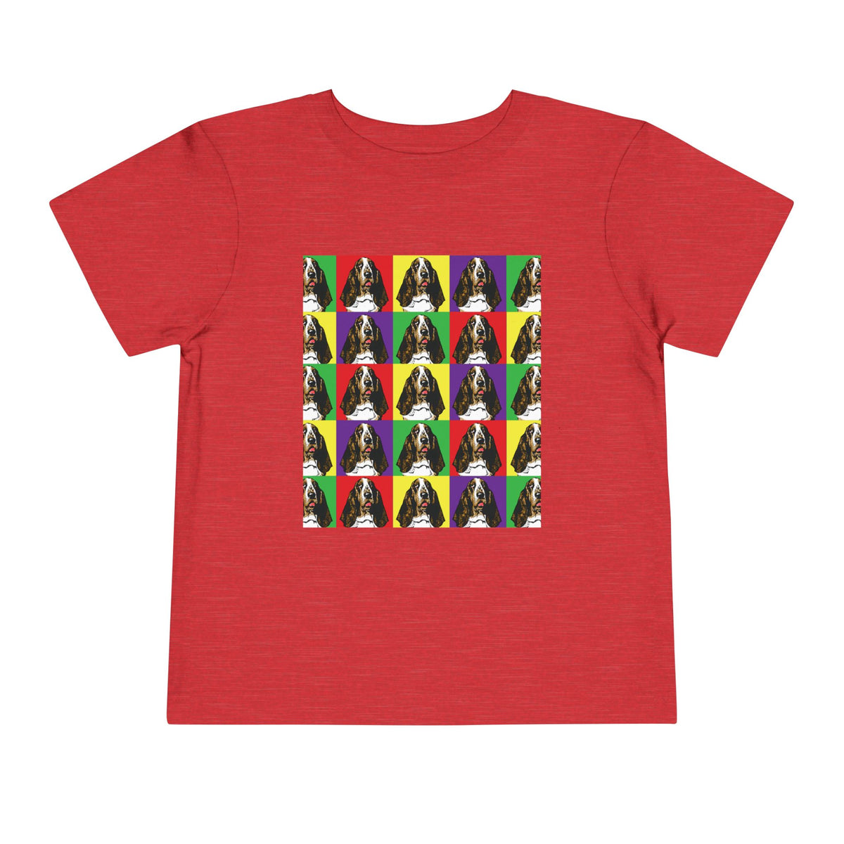 Basset Hound Pop Art - Toddler Tee