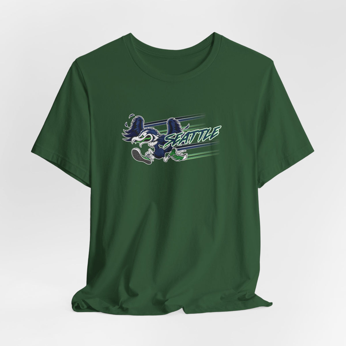 Gas Pump Seahawk (for Seattle fans) - Unisex Jersey Short Sleeve Tee