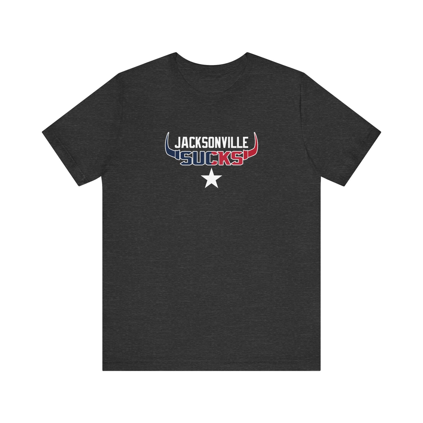 Jax Sux (for Houston fans) - Unisex Jersey Short Sleeve Tee