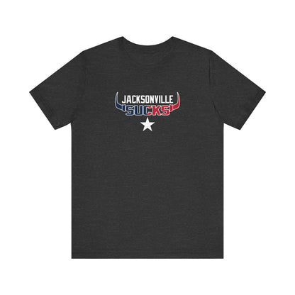 Jax Sux (for Houston fans) - Unisex Jersey Short Sleeve Tee