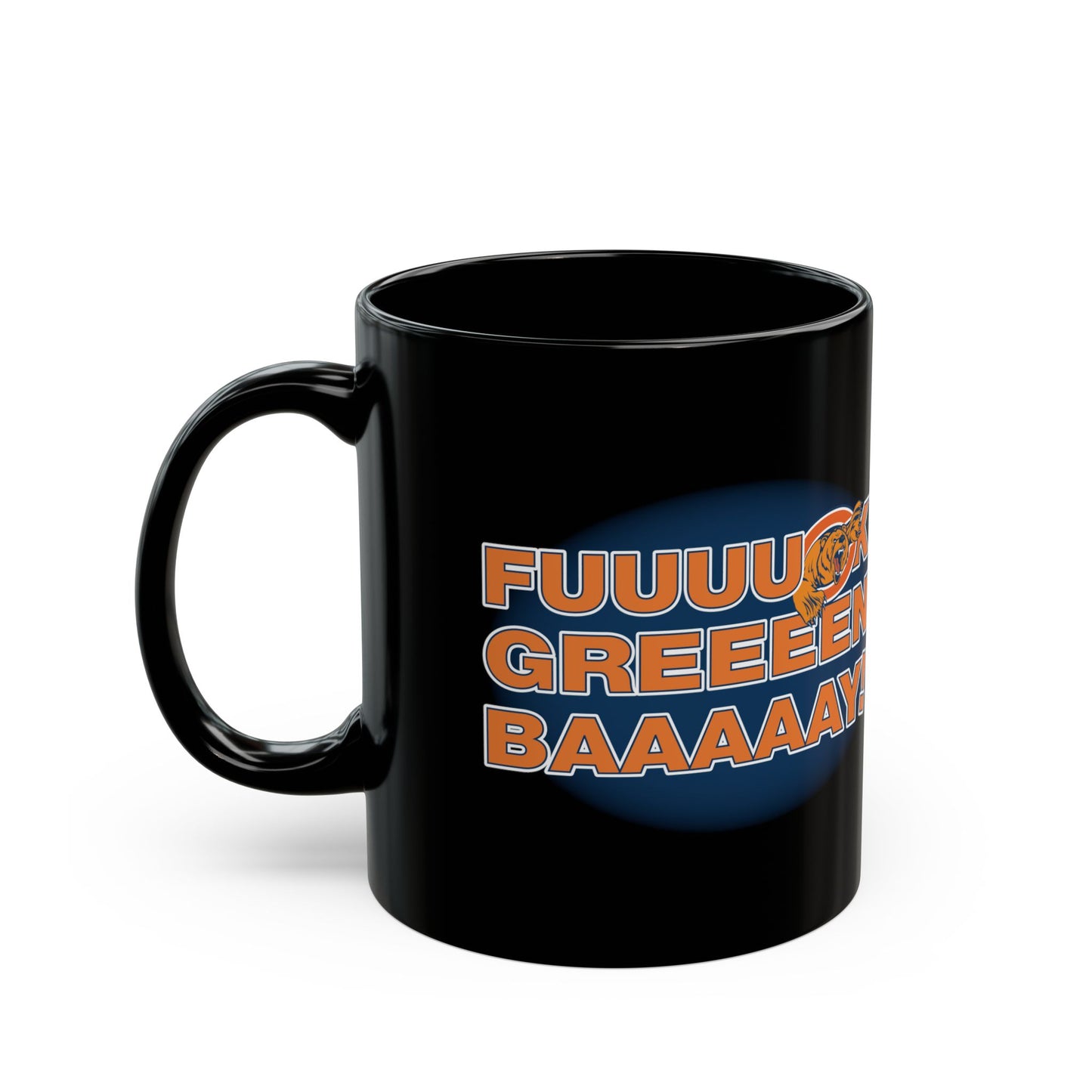 Phunk Green Bay (for Chicago fans) - Black Mug (11oz, 15oz)