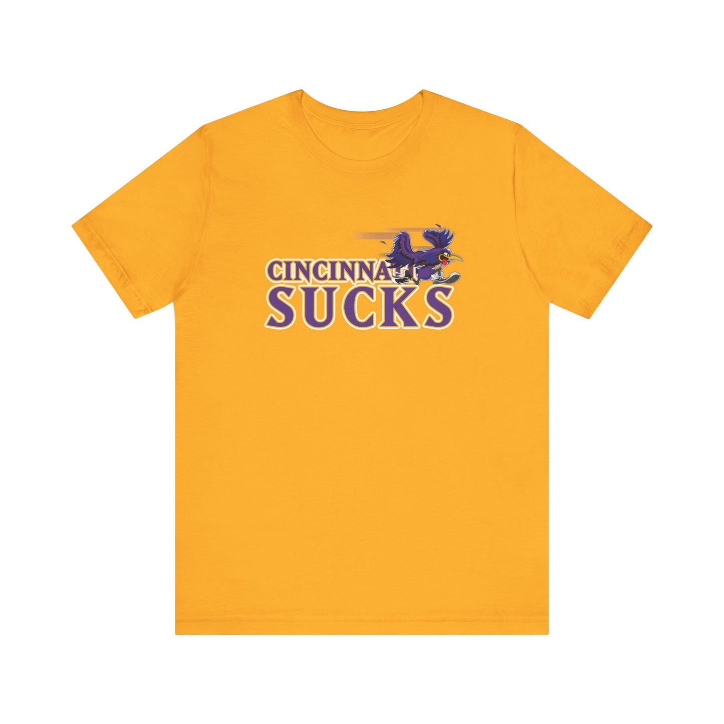 Cincinnati Sucks (for Baltimore fans) - Unisex Jersey Short Sleeve Tee