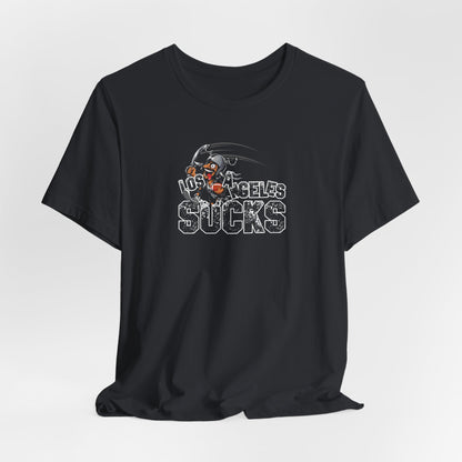 L.A. sux (for Las Vegas fans) - Unisex Jersey Short Sleeve Tee