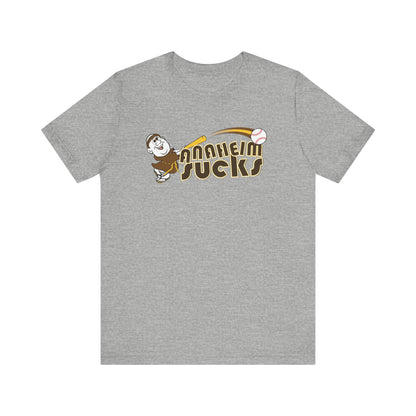 Anaheim Sucks! (Padres fan art) - Unisex Jersey Short Sleeve Tee