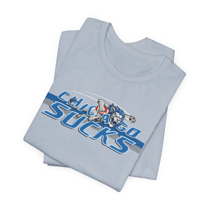 Chicago Sux (for Detroit fans) - Unisex Jersey Short Sleeve Tee