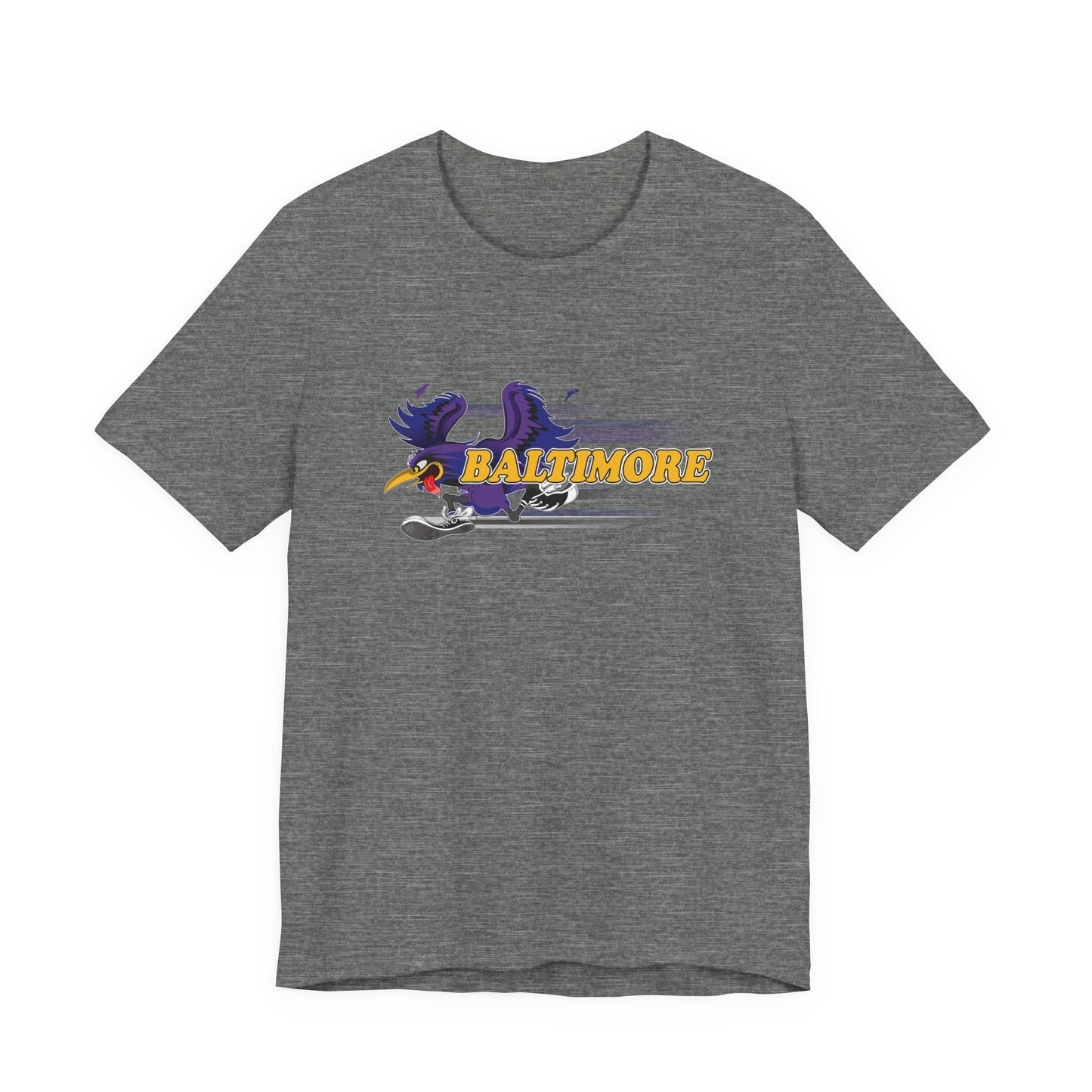 Gas Pump Raven (for Baltimore fans) - Unisex Jersey Short Sleeve Tee