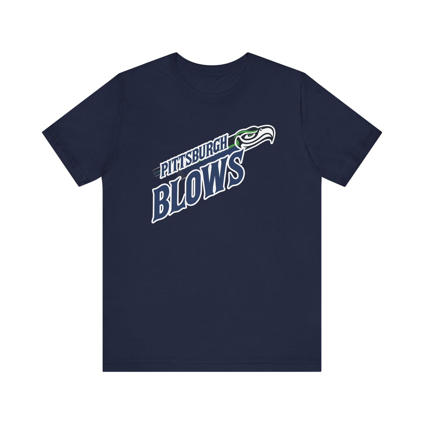 Pittsburgh Blows! (for Seattle fans) - Unisex Jersey Short Sleeve Tee