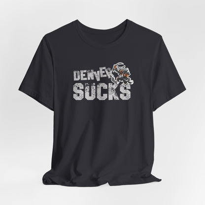 Denver Sux (for Las Vegas fans) - Unisex Jersey Short Sleeve Tee