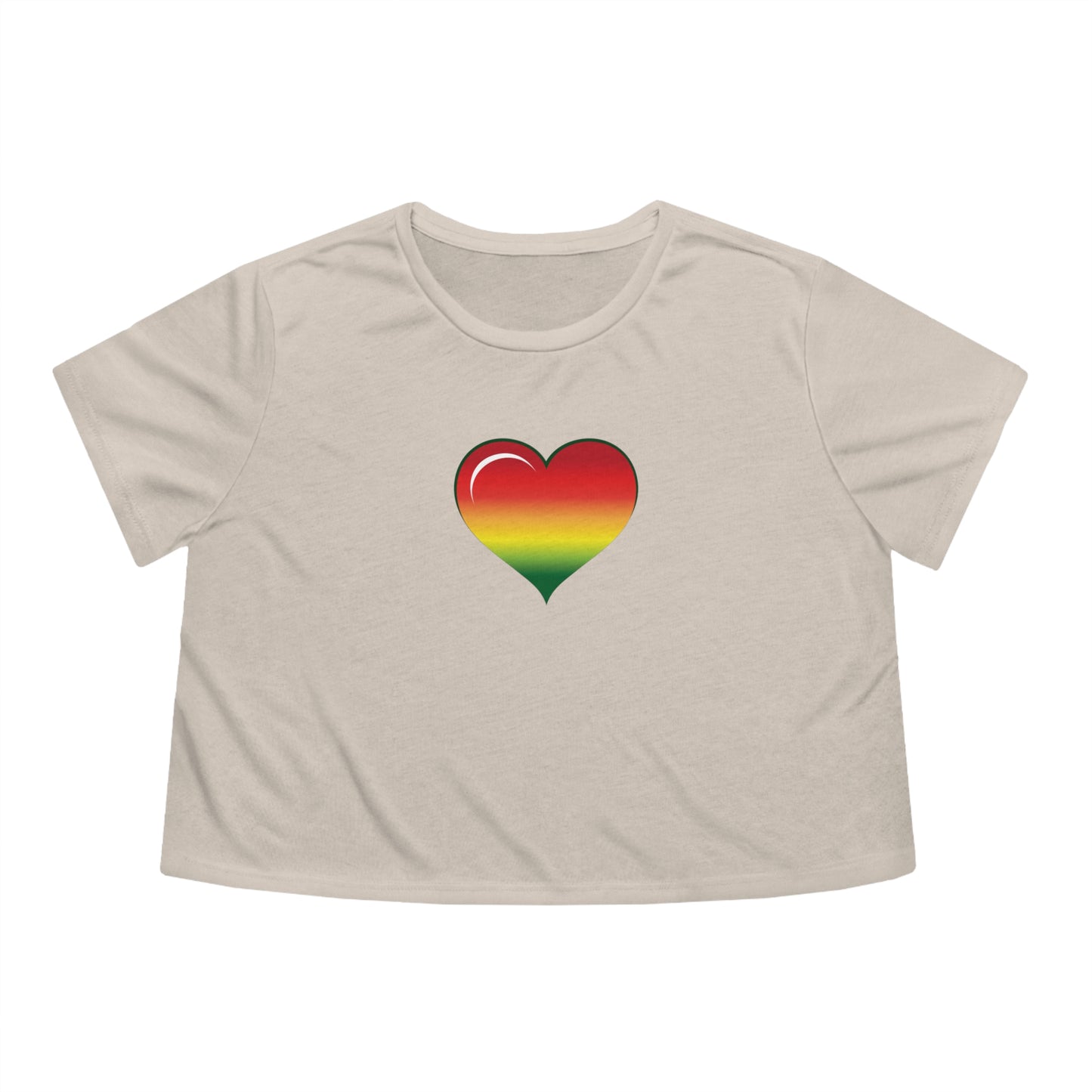 Lifted Love - Women's Flowy Cropped Tee