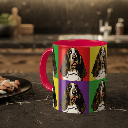 Basset Pop Art - Colorful Mugs, 11oz