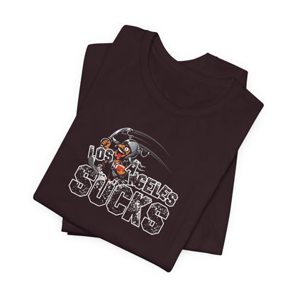 L.A. sux (for Las Vegas fans) - Unisex Jersey Short Sleeve Tee