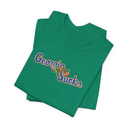 Georgia Sucks (for Florida fans) - Unisex Jersey Short Sleeve Tee