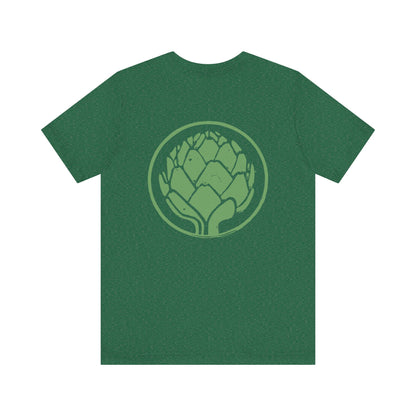 I Heartichoke Castroville (front & back version) - Unisex Jersey Short Sleeve Tee