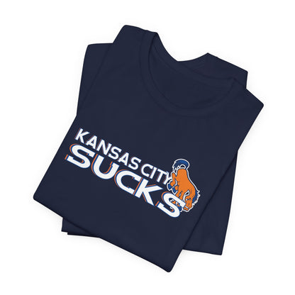 I Hate Kansas City (for Denver fans) - Unisex Jersey Short Sleeve Tee