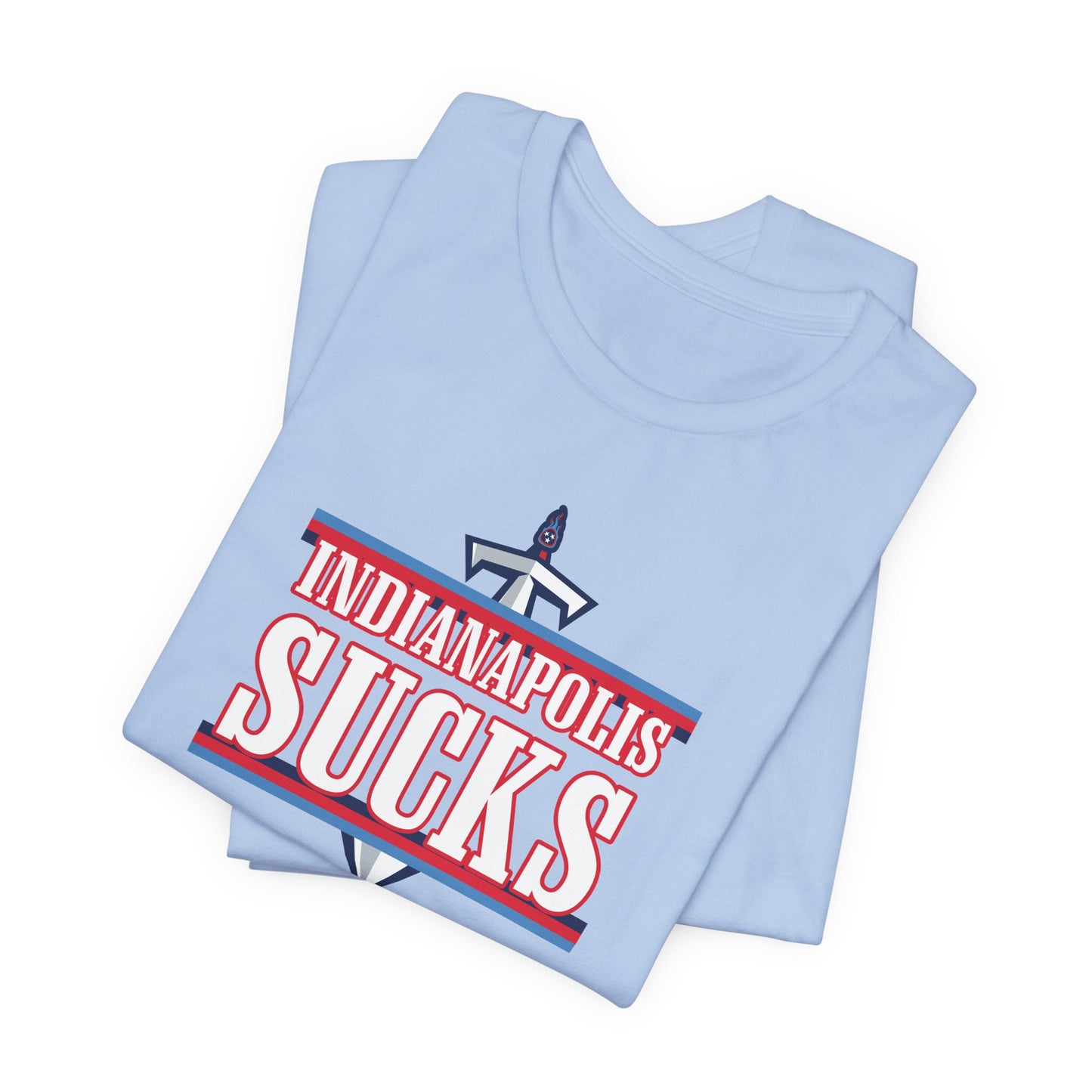 Indianapolis Suck (for Tennessee fans) - Unisex Jersey Short Sleeve Tee