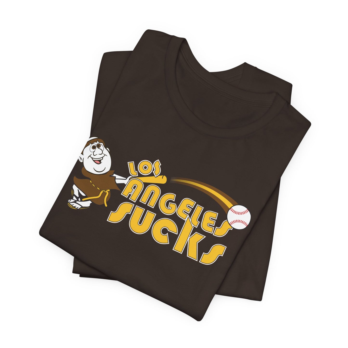 Los Angeles Sucks! (Padres fan art) - Unisex Jersey Short Sleeve Tee