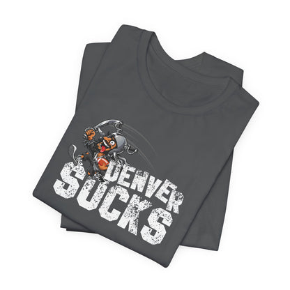 Denver Sux (for Las Vegas fans) - Unisex Jersey Short Sleeve Tee