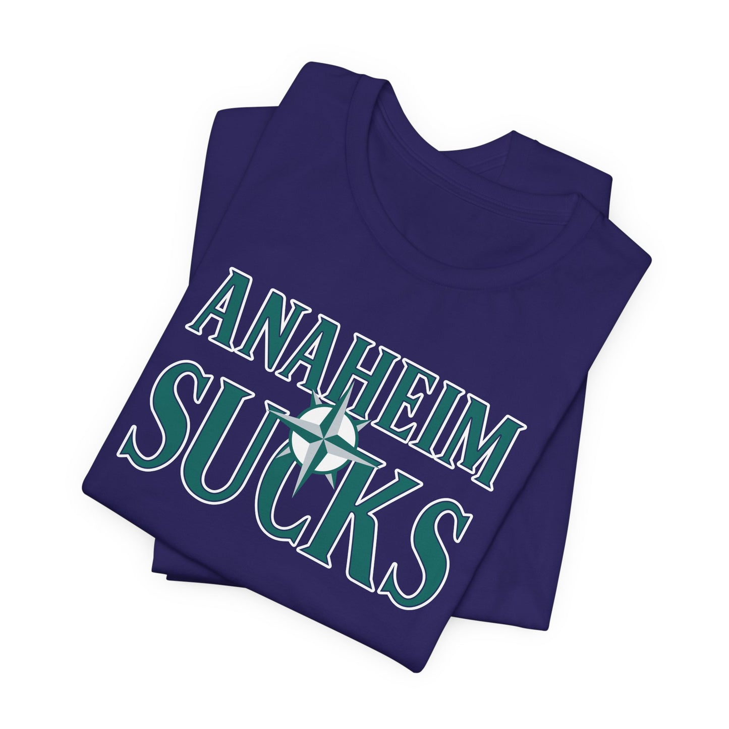 Anaheim Sucks (for Seattle fans) - Unisex Jersey Short Sleeve Tee