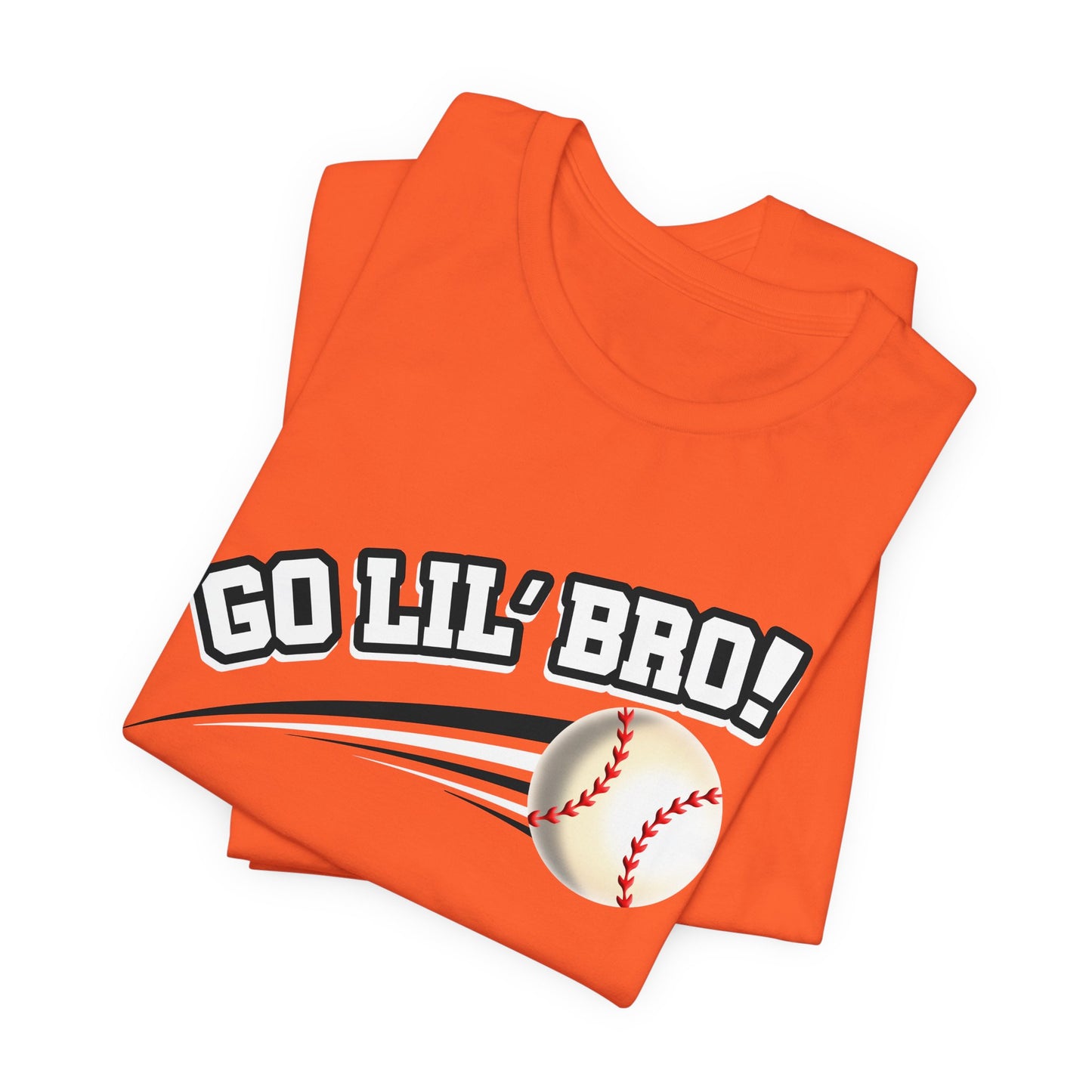 Go Lil' Bro! (Sibling Revelry Baseball) - Unisex Jersey Short Sleeve Tee