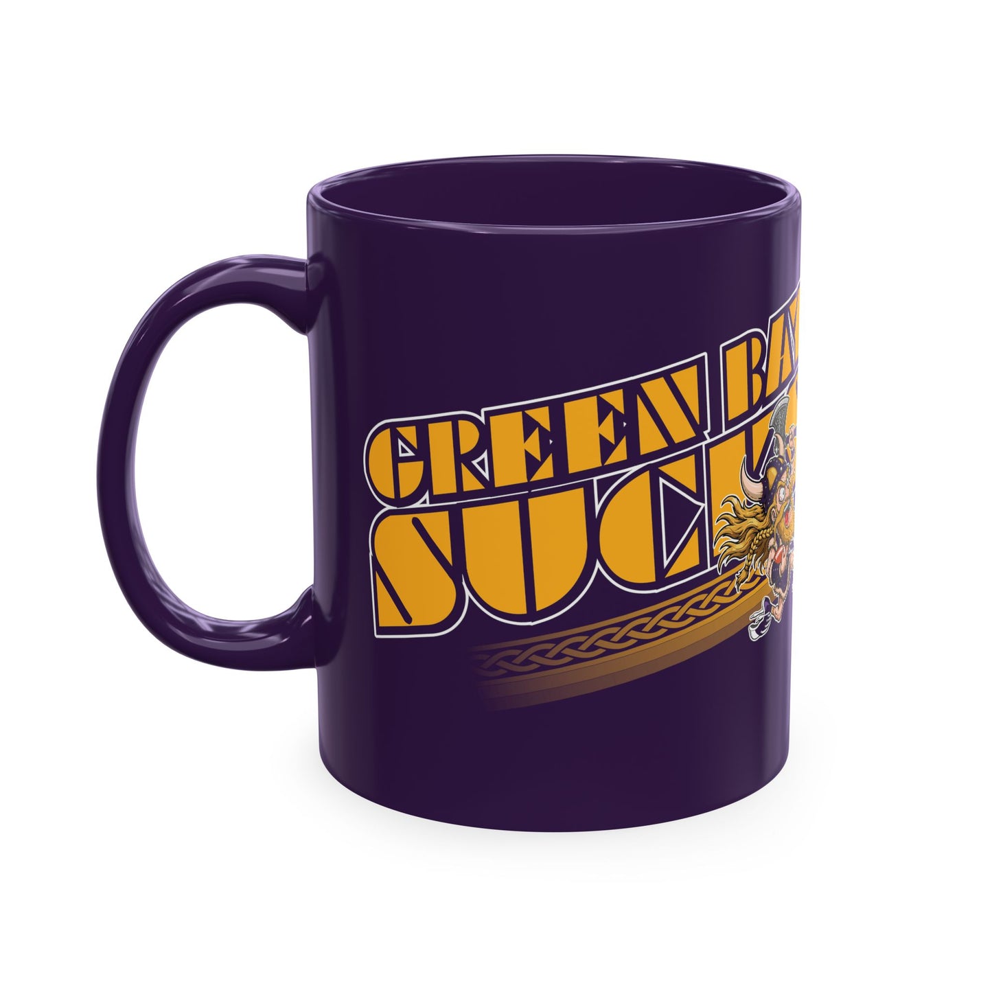 Green Bay Sucks - (for Minnesota fans) - Ceramic Coffee Mug