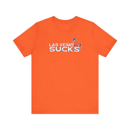 Vegas Sucks (for Denver fans) - Unisex Jersey Short Sleeve Tee