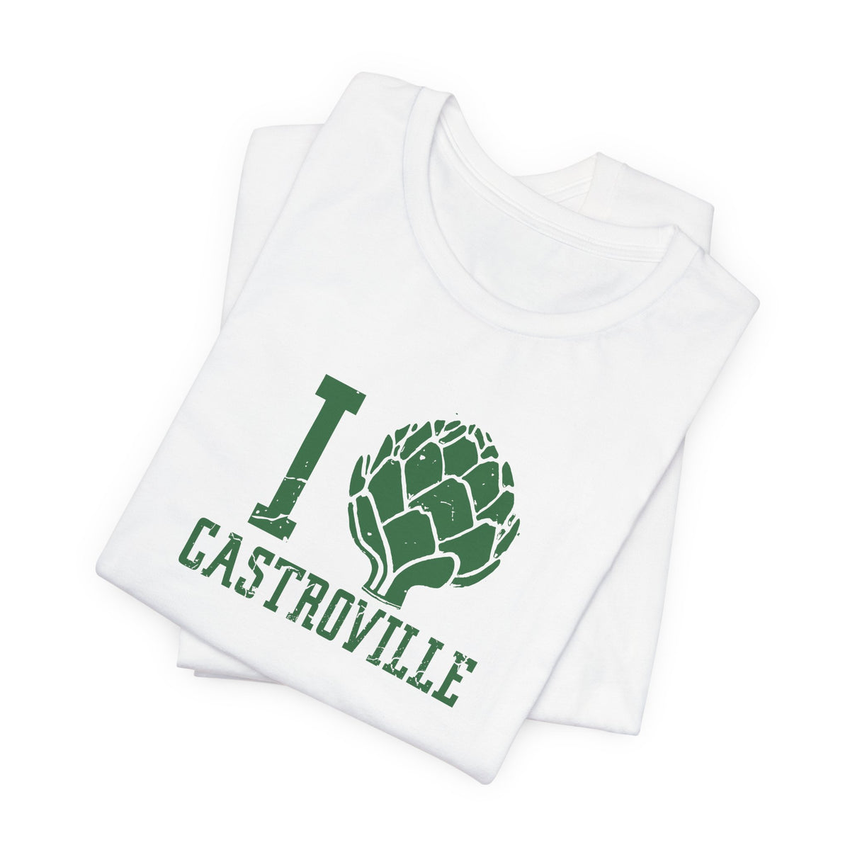 I Heartichoke Castroville (front & back version) - Unisex Jersey Short Sleeve Tee