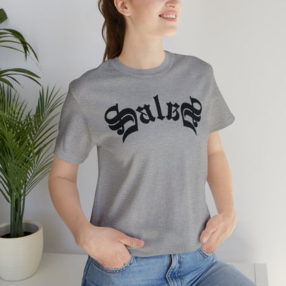 Salas (831) in Black Ink - Salinas, California - Unisex Jersey Short Sleeve Tee