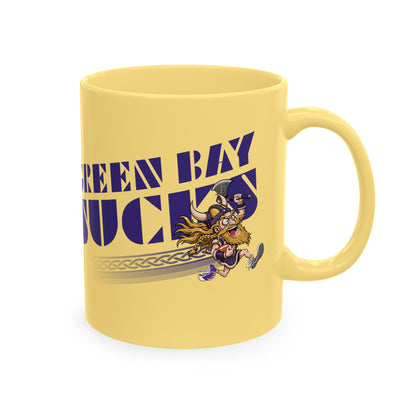 Green Bay Sucks - (for Minnesota fans) - Ceramic Coffee Mug