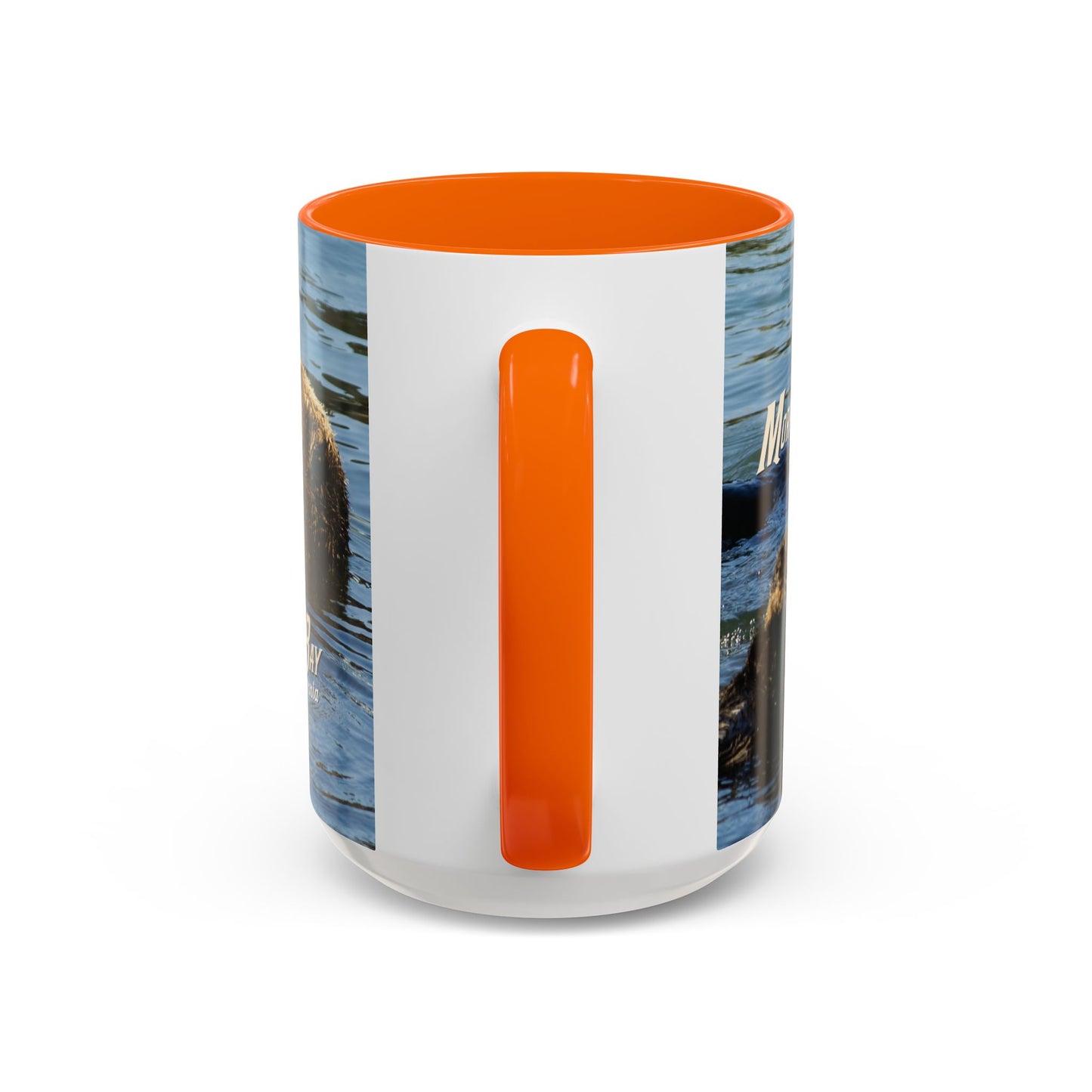 Sea Otter Raft (Morro Bay) Coffee Mug — Cute Sea Otter Accent Ceramic Mug (11/15oz)