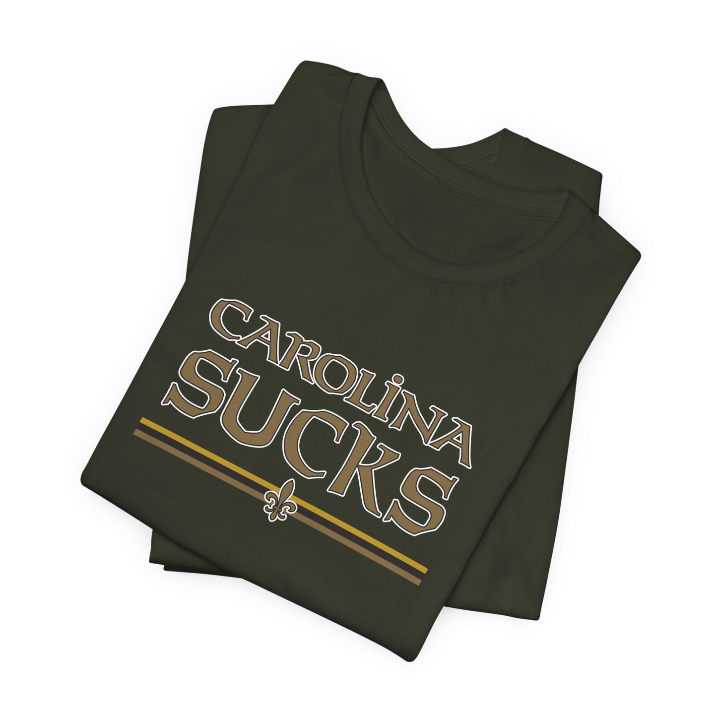 Carolina Sucks (for New Orleans fans) - Unisex Jersey Short Sleeve Tee