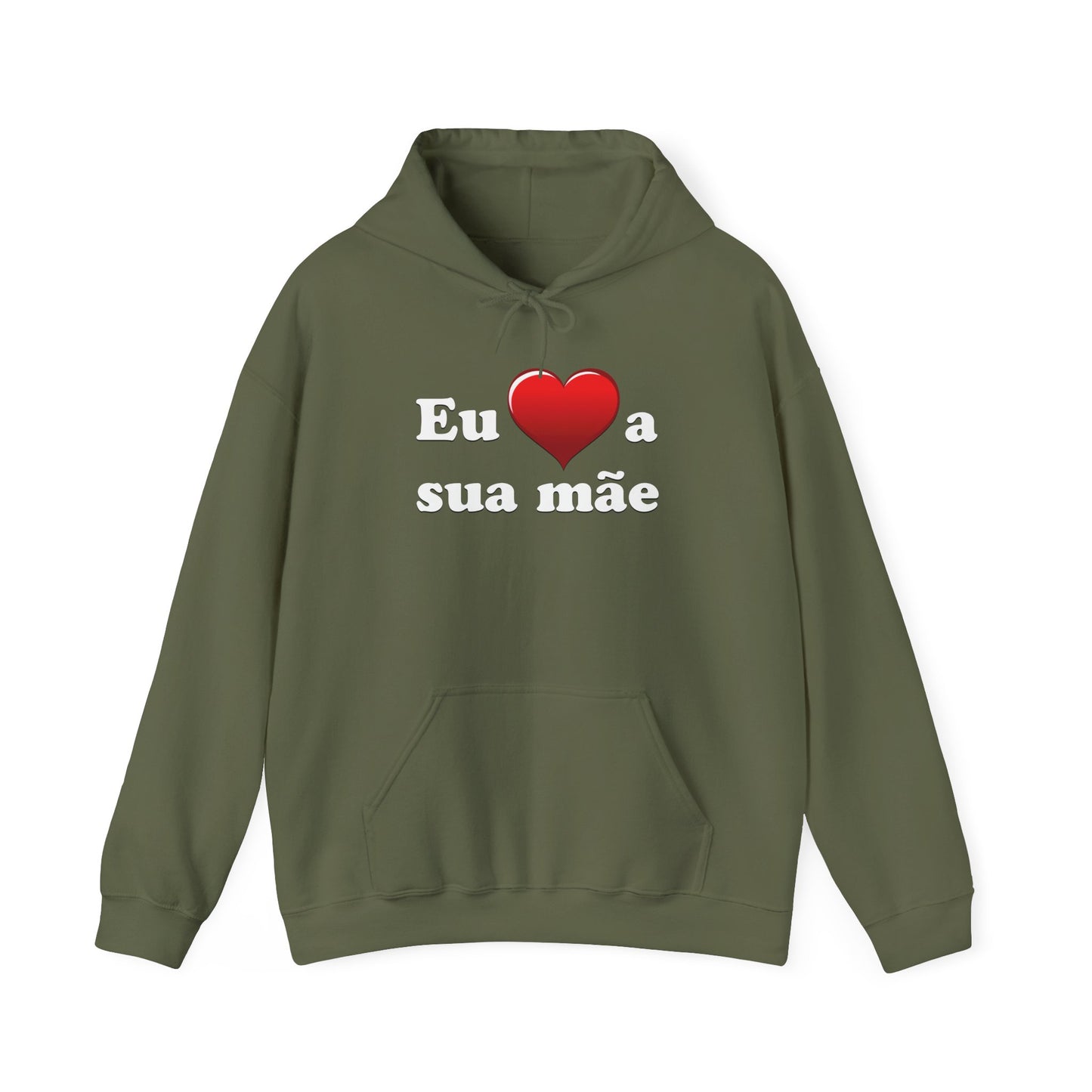Eu ♥ a sua mãe - Unisex Heavy Blend™ Hooded Sweatshirt