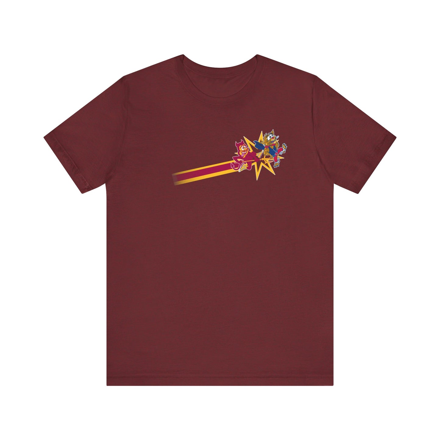 Sporky Forkin' A Pussycat (for Tempe fans) - Unisex Jersey Short Sleeve Tee