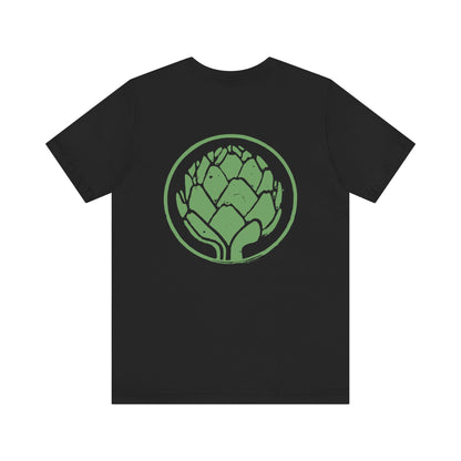 I Heartichoke Castroville (front & back version) - Unisex Jersey Short Sleeve Tee