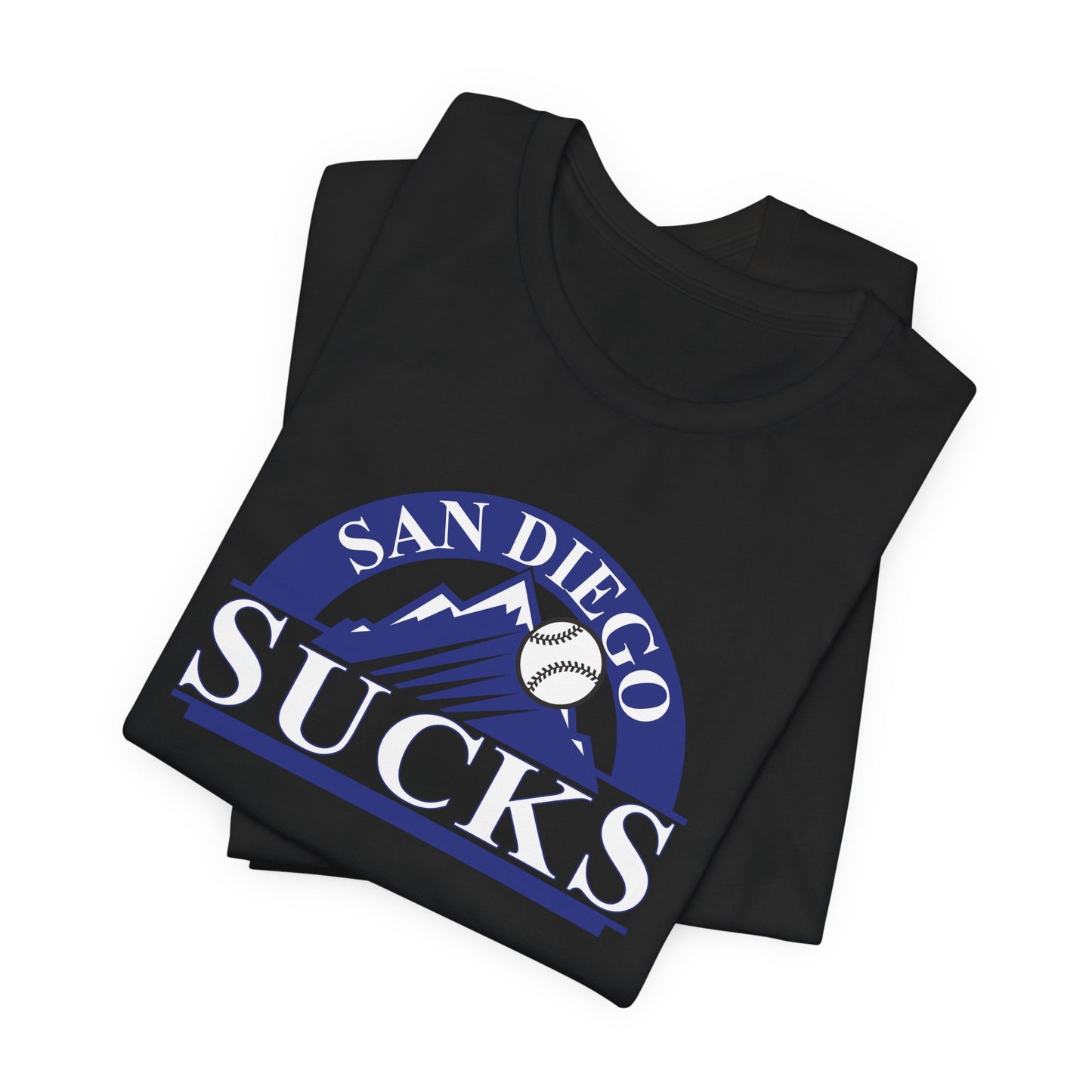 San Diego Sucks (for Colorado Rockies fans) - Unisex Jersey Short Sleeve Tee