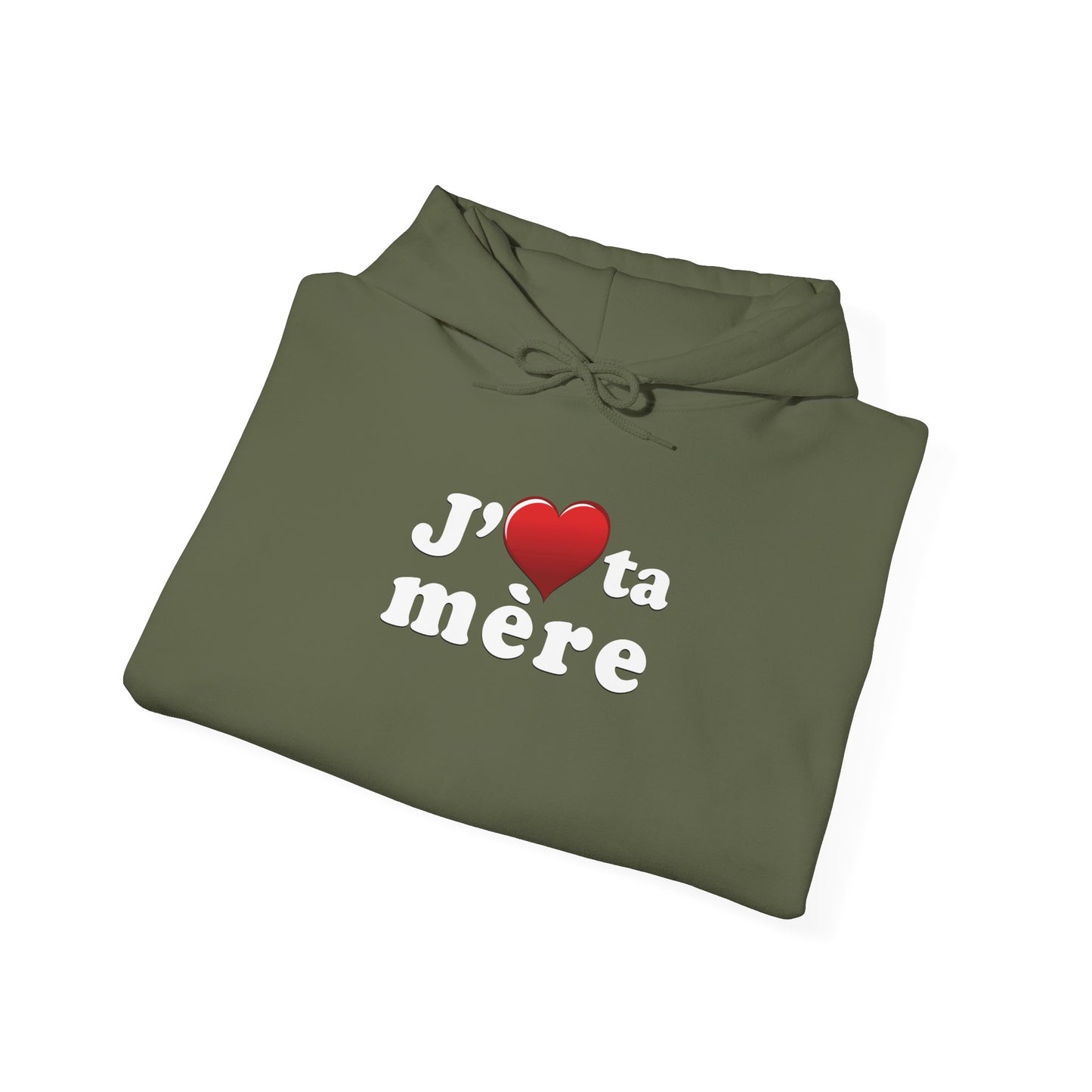 J' ♥ te mère - Unisex Heavy Blend™ Hooded Sweatshirt