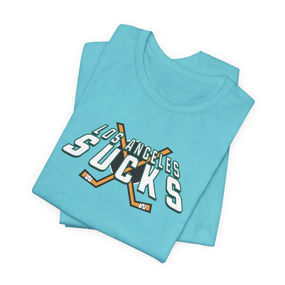 I Hate L.A. (for Anaheim fans) - Unisex Jersey Short Sleeve Tee