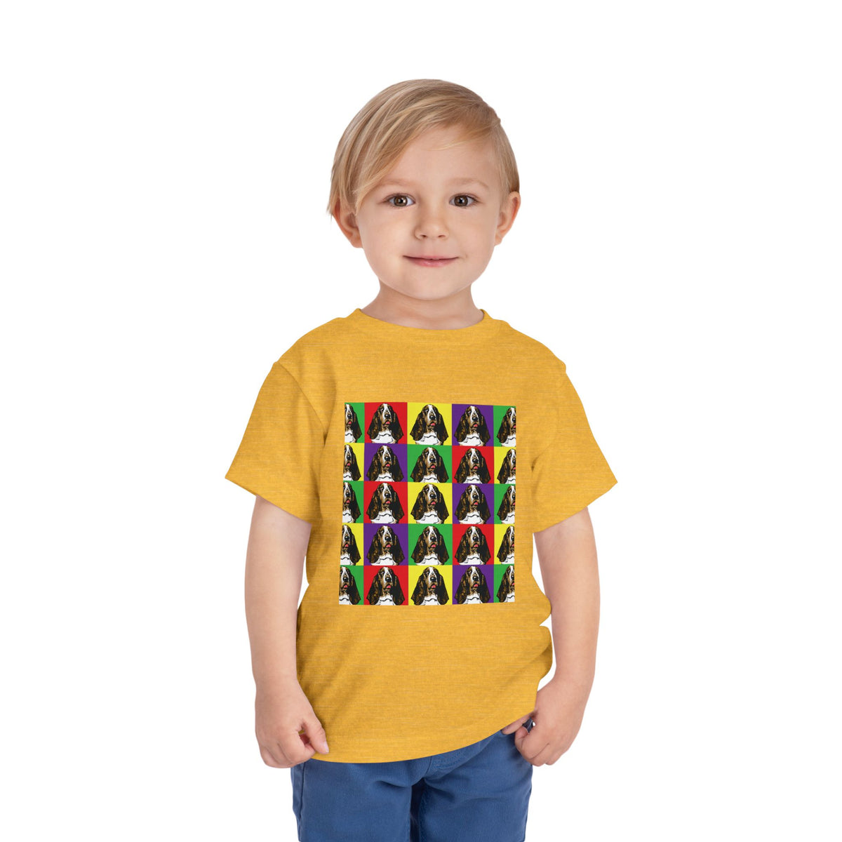 Basset Hound Pop Art - Toddler Tee