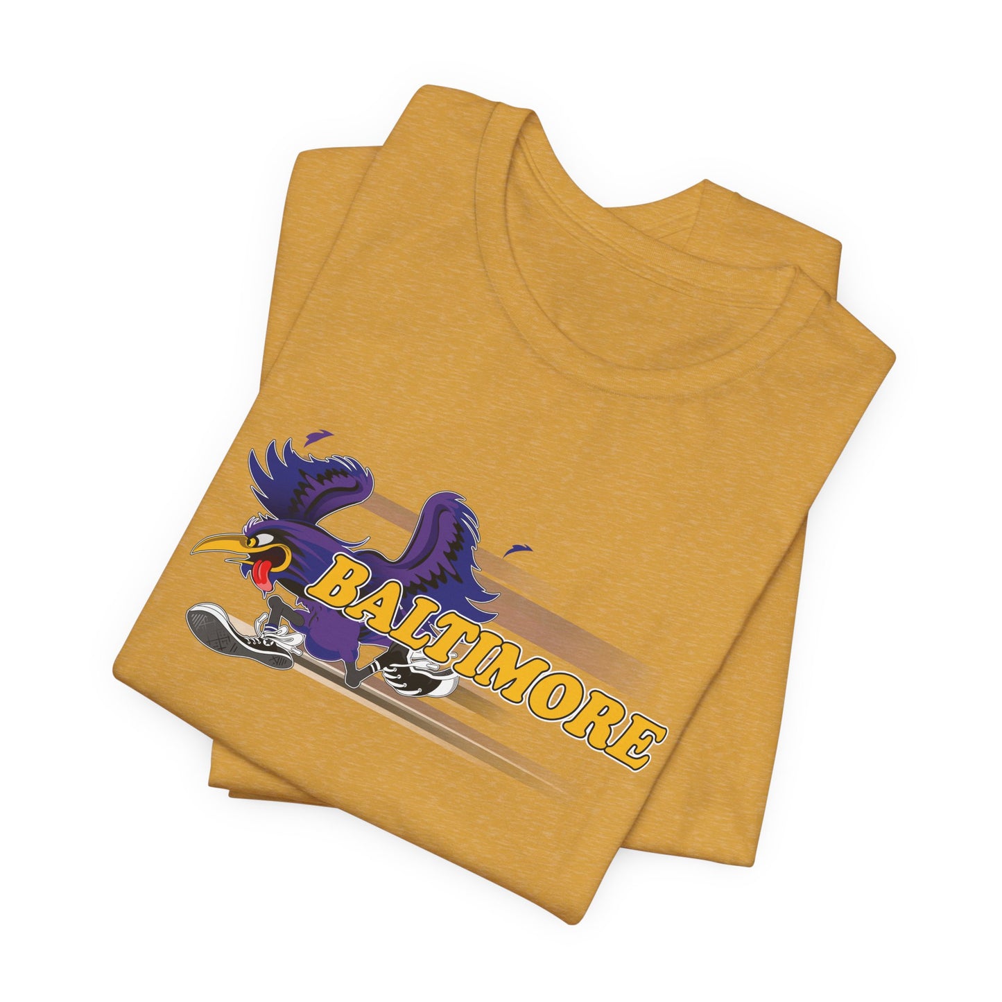 Gas Pump Raven (for Baltimore fans) - Unisex Jersey Short Sleeve Tee